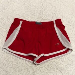 Champion Girls Red and White Athletic Shorts Size XS
